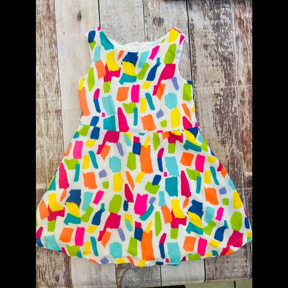 Children's Place mosaic style‎ dress size 5 - Picture 1 of 10